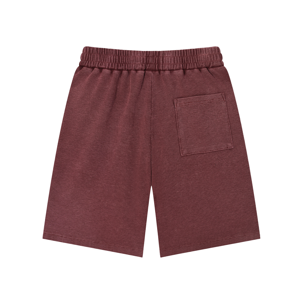 Offline - Mineral Wash Waffle Knit Shorts