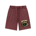 Offline - Mineral Wash Waffle Knit Shorts